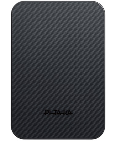 Внешний аккумулятор Pitaka 10000 mAh, Qi2, Черный (PBQ2501) на фоне в магазине Nice case
